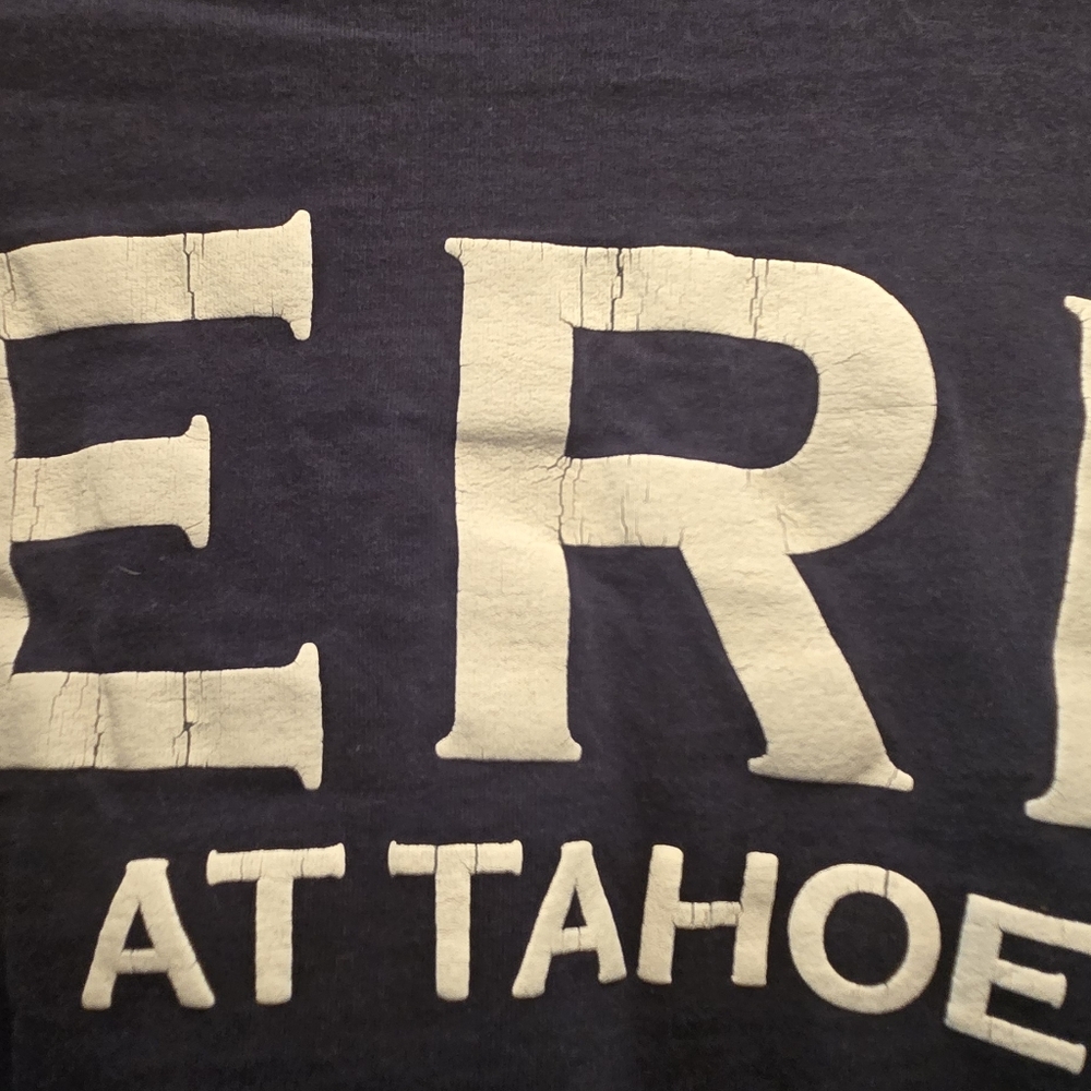 Sierra At Tahoe Spirit Activewear Navy Sweatshirt Jersey SzL - Picture 7 of 9